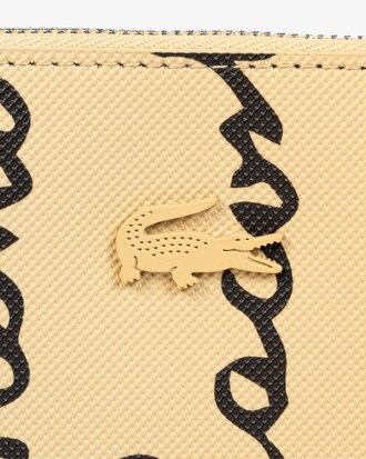 Clutch Anna de piqu&eacute; de grano 