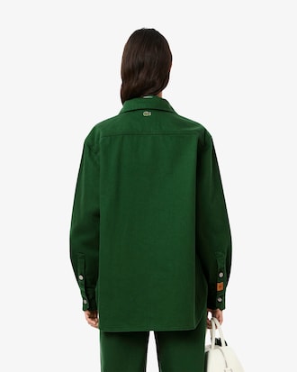 Women's Oversized Denim Overshirt