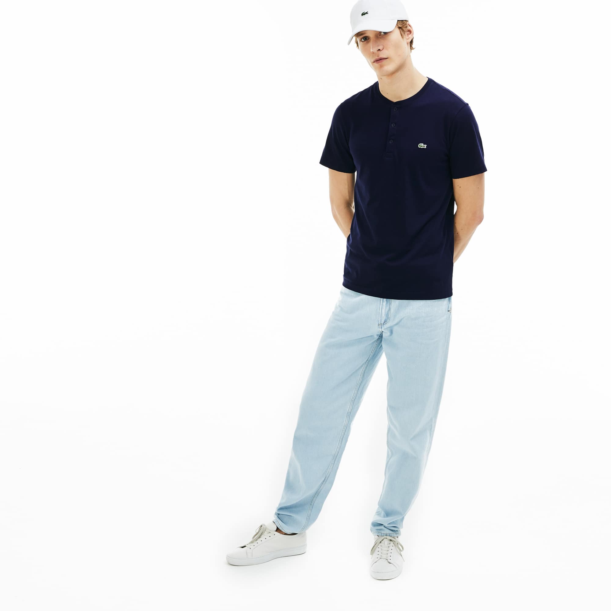 Tシャツ・カットソー NOTHINGEVERYTHING : 25SS / SUMMER HENLEY TEE (3COLORS) Henley Shirt | Gap