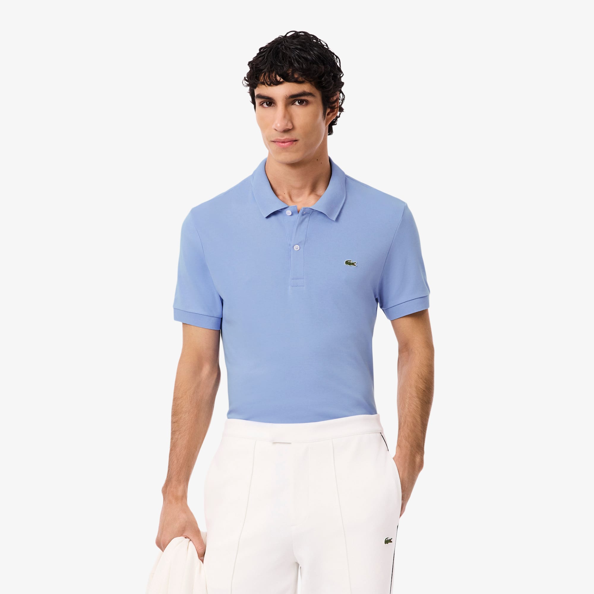 Lacoste Men's Regular Fit Pima Cotton Polo - 4xl - 9 In Blue