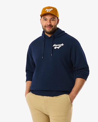 Men's Printed Fleece Golf Hoodie