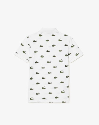 Kids' Signature Print Cotton Polo