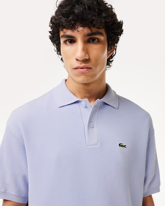 Men's Relaxed Fit Cotton Polo Sweater