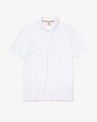 Polo Lacoste LIVE de corte est&aacute;ndar con estampado de monogramas para hombre