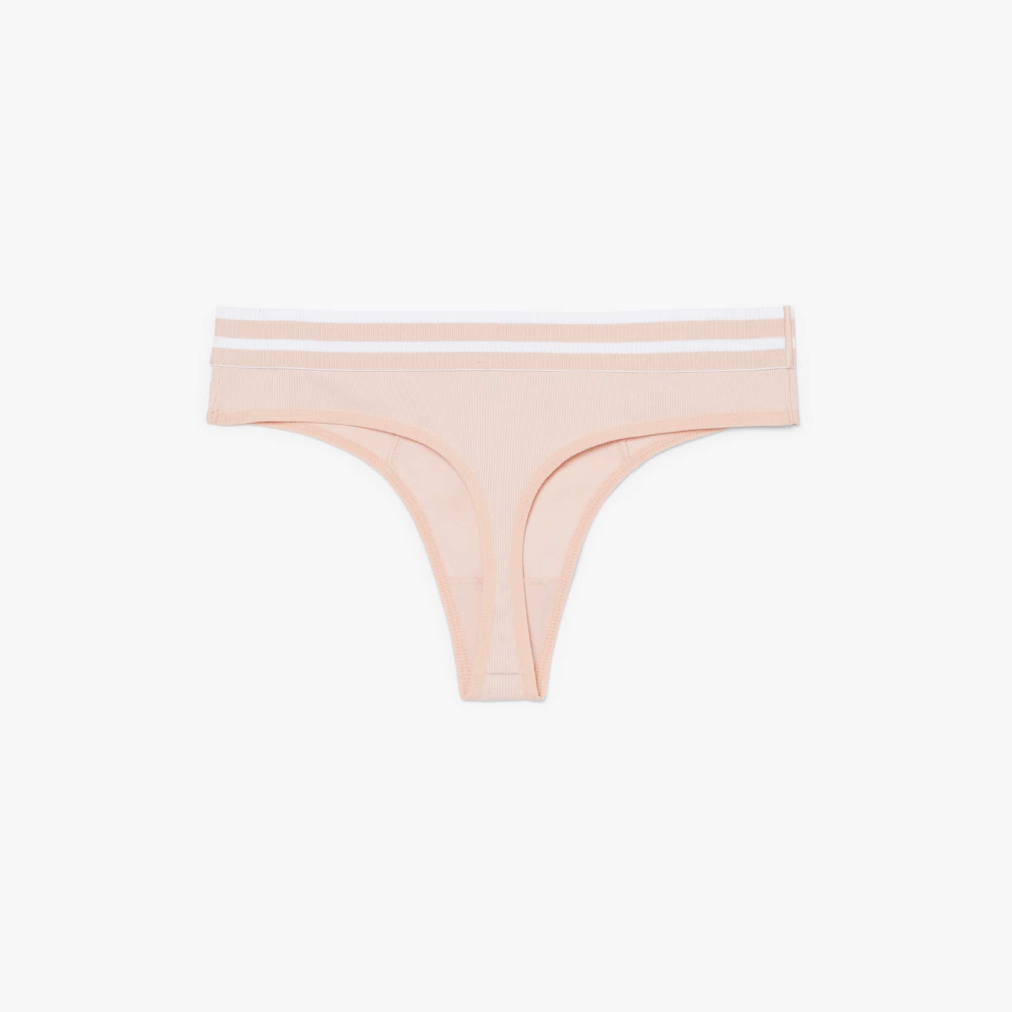 Cotton Stripe Waist String Briefs