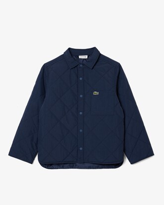 Kids' Quilted Plaid Overshirt