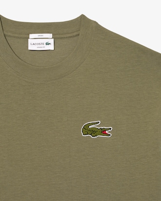 Unisex Loose Fit Heavy Cotton Badge T-Shirt