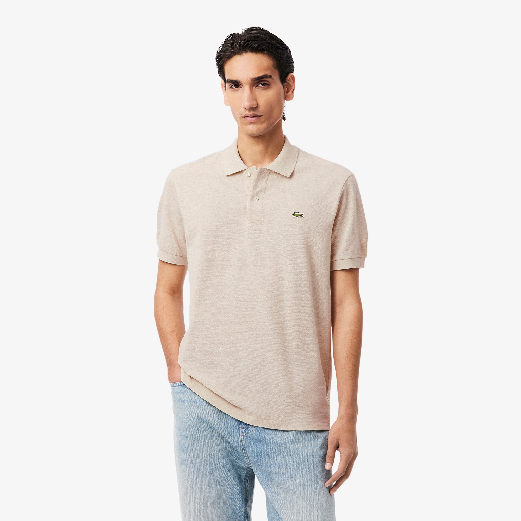 Men's Classic Fit L.12.12 Heathered Polo - Polo Shirts - New In