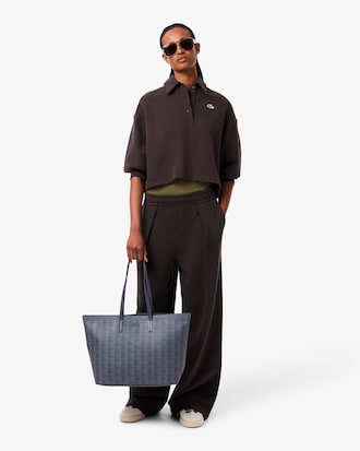 Zely Grained Tote & Pouch