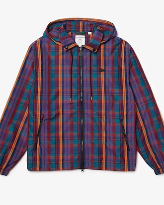 Unisex Lacoste LIVE Check Zip Windbreaker