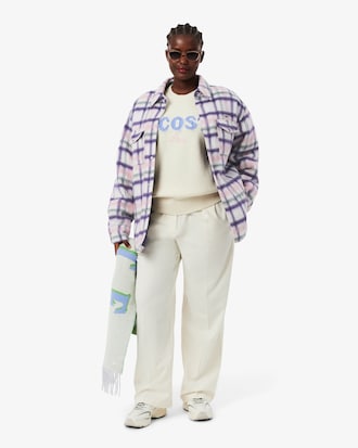 Women's Oversized Quilted Wool Overshirt