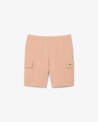 Men's Cotton Fleece Cargo Shorts