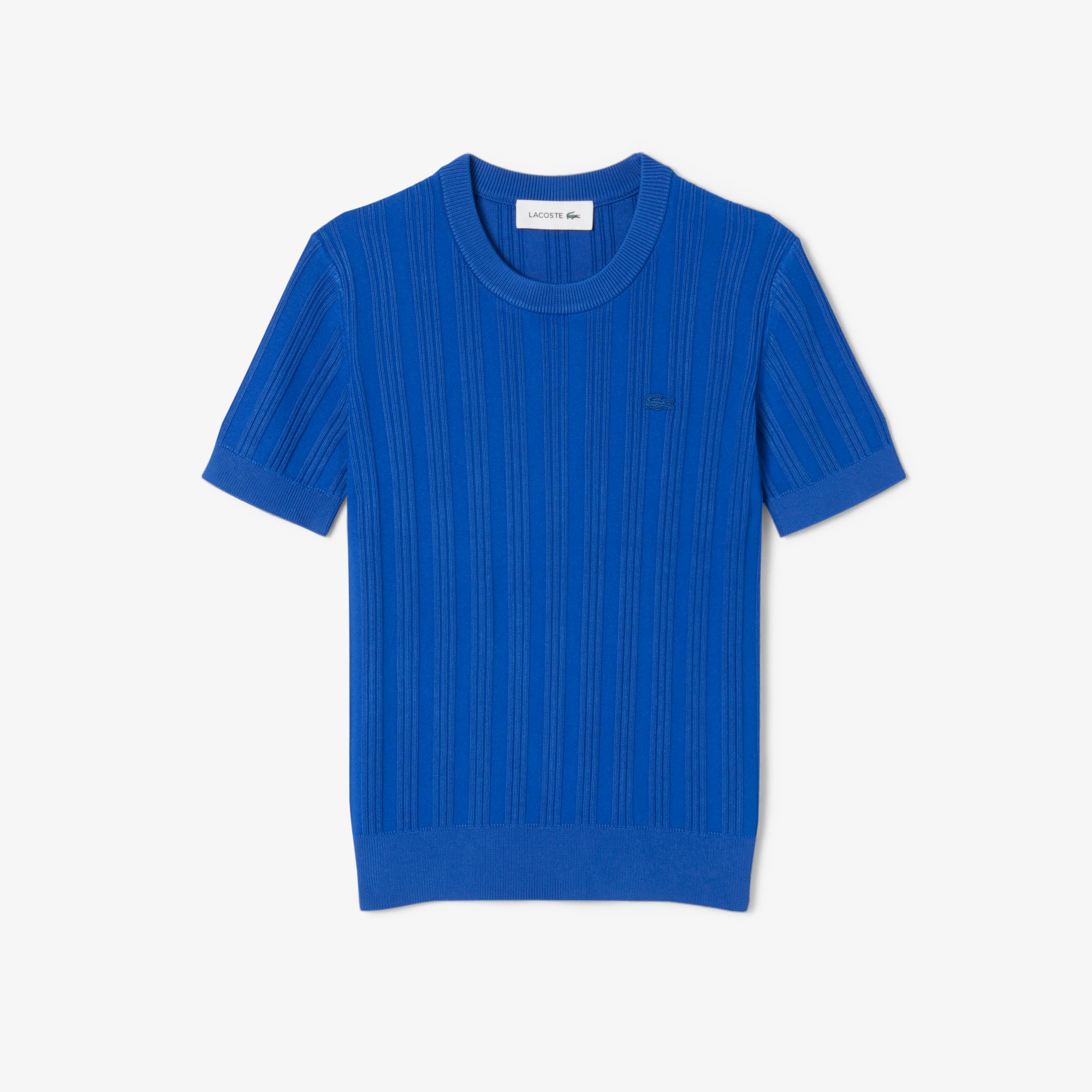 Women's Short Sleeve Rib Knit Sweater
