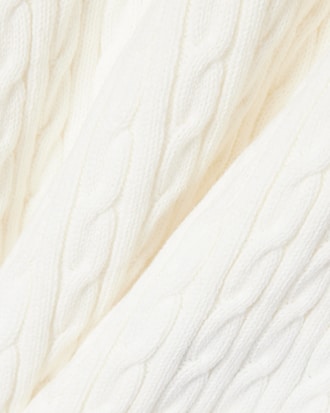 Short Sleeved Cable Knit Sweater