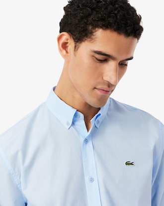 Chemise regular fit popeline stretch