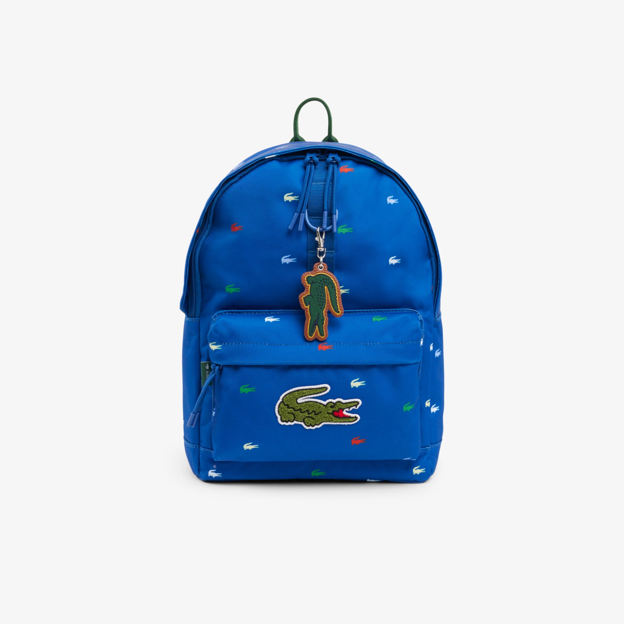 Lacoste Unisex Crocodile Printed Backpack - One Size In Blue