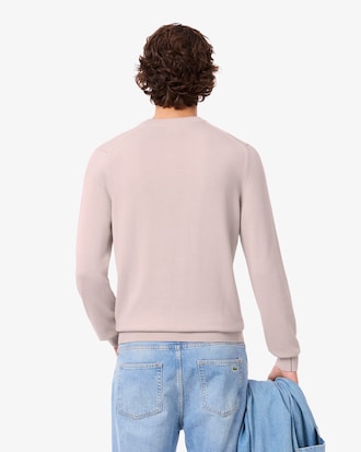 Men's Cotton Landscape Crocodile Sweater