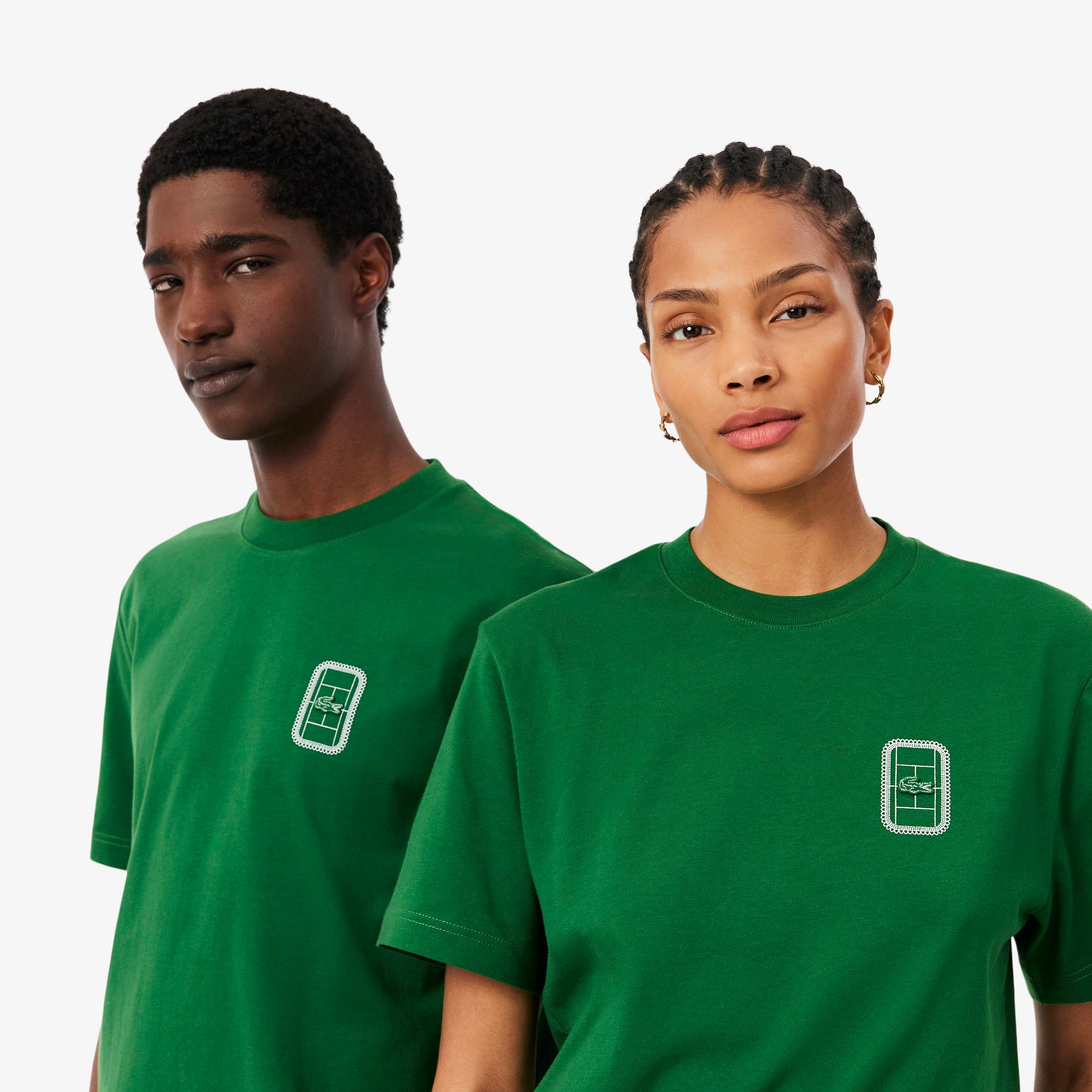 Tennis Print Cotton Jersey T-shirt - T-shirts - New In 2026 | Lacoste