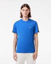 Men's Logo Stripe Cotton T-Shirt