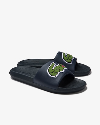 Men's Croco Synthetic and PU Slides