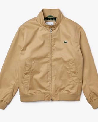 Men&rsquo;s Water-Resistant Cotton Zip Jacket