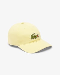 Unisex Crocodile Badge Cotton Twill Cap