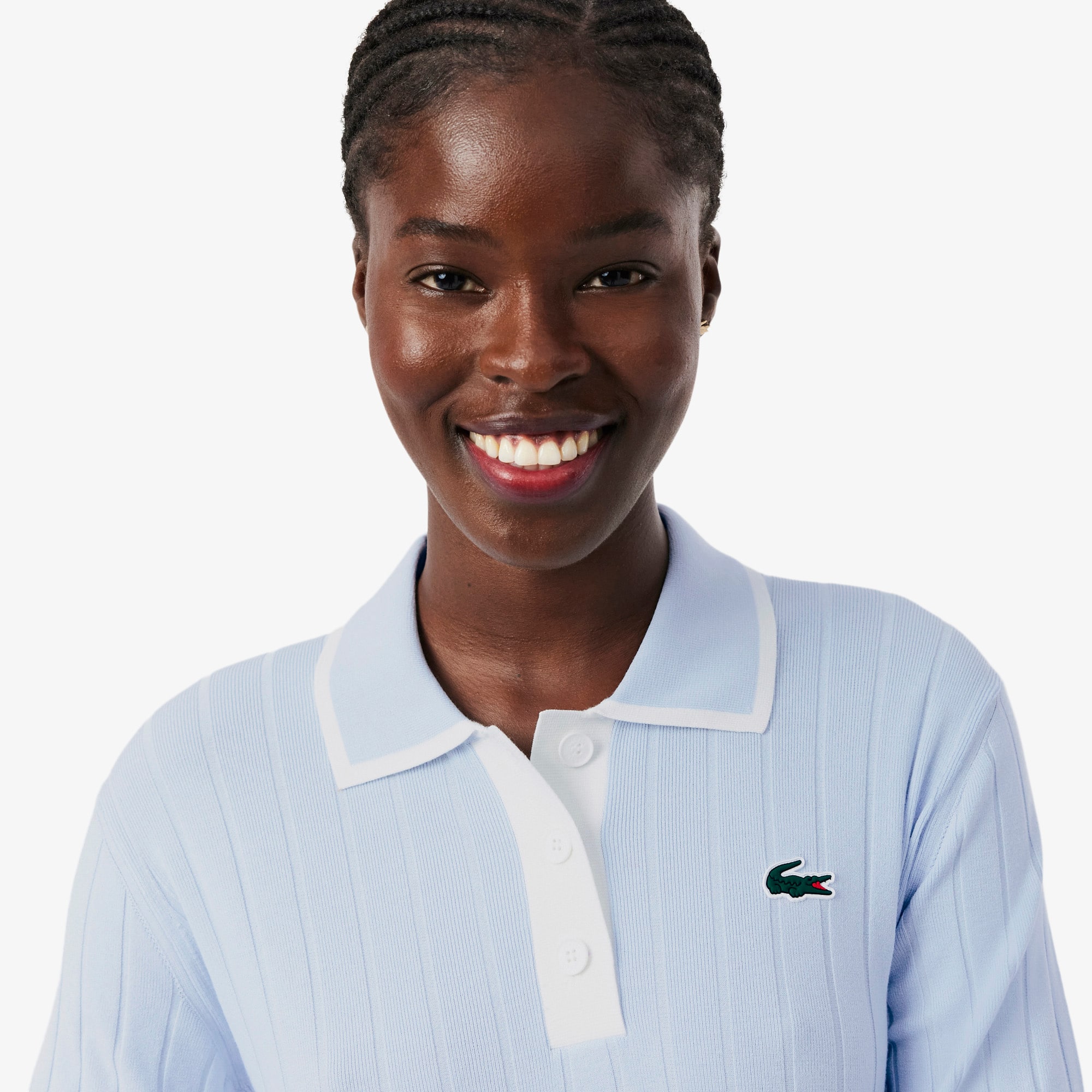Women's Polo Collar Stretch Golf Sweater