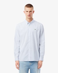 Men's Regular Fit Striped Pinpoint Shirt