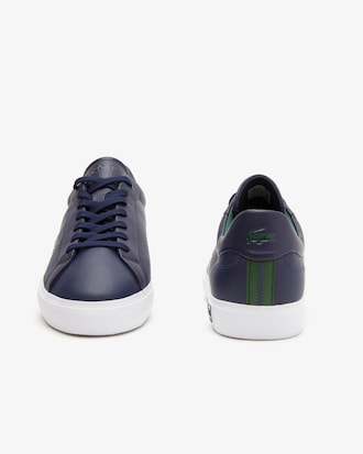 Men's Powercourt 2.0 Leather Heel-Pop Sneakers