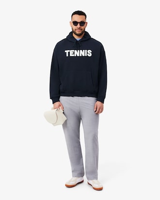 Tennis Print Hoodie