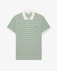 Regular Fit Striped Petit Piqu&eacute; Polo