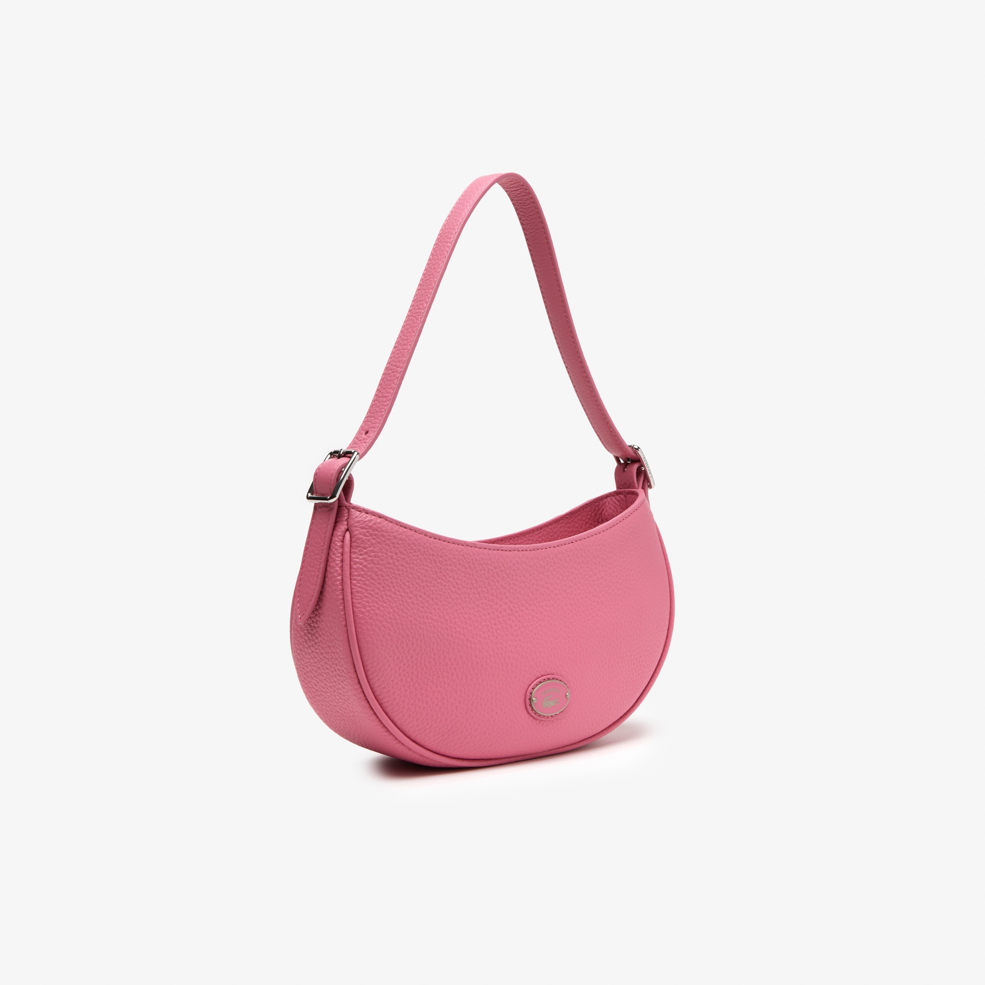 Women’s Lacoste Top Grain Leather Halfmoon Bag Women's Tote Bags