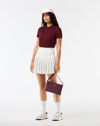 Women's L.12.D Slim Fit Stretch Mini Piqué Polo