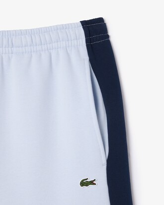 Men's Regular Fit Colorblock Fleece Shorts