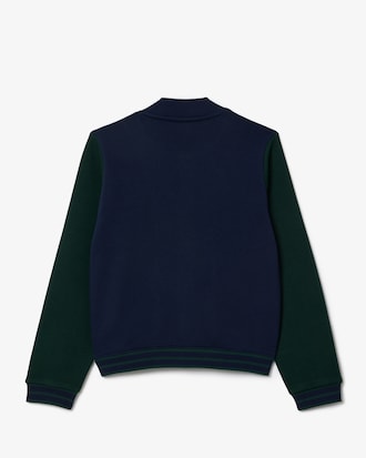 Kids' Contrast Sleeve Fleece Bomber Jacket
