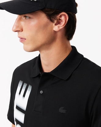 Men's Regular Fit Lacoste Movement Printed Polo