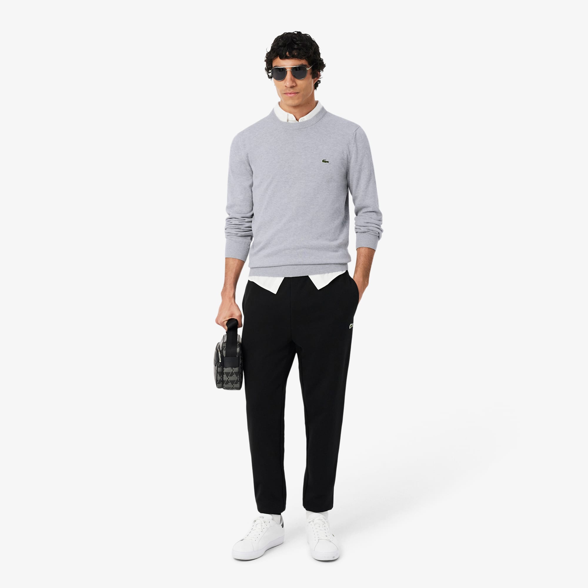 Men's Crew Neck Cotton Sweater - Sweaters & Sweatshirts - New In