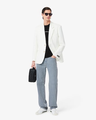 Men's Logo Trim Cotton Jersey T-Shirt