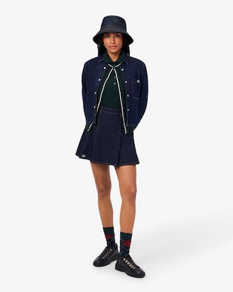 Cotton Denim Bucket Hat