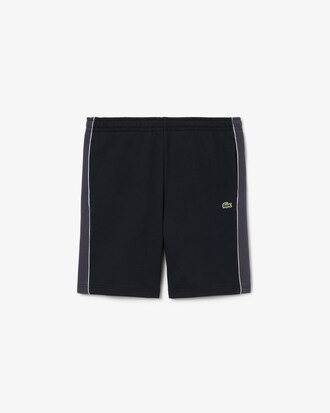 Regular Fit Colour-Block Fleece Shorts