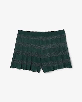 Runway Pointelle Knit Shorts