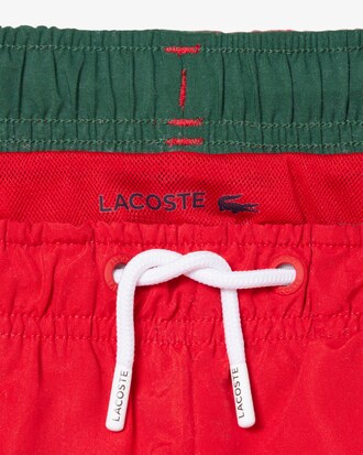 Monochrome Lined Swim Trunks