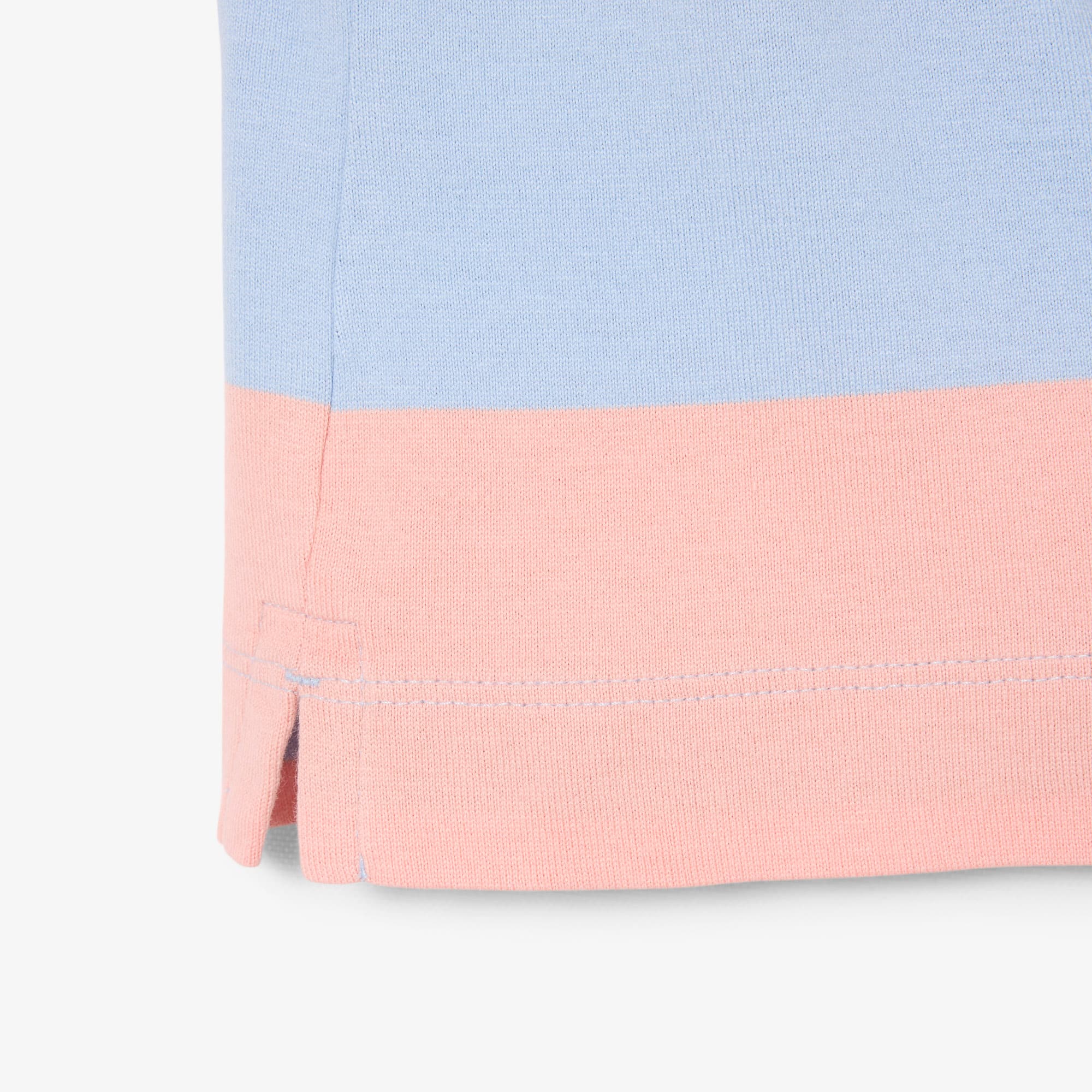 Oversized Striped Cotton Rugby Polo