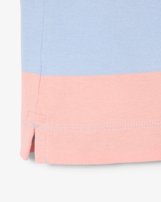 Oversized Striped Cotton Rugby Polo