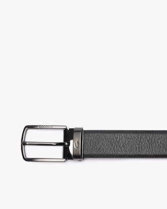 Smooth Leather Belt & Buckle Gift Set