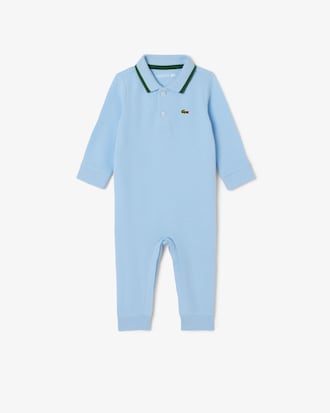 Infants&rsquo; Long Sleeve Piqu&eacute; Onesie