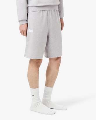 Shorts De Pijama De Forro Polar De Corte Recto Para Hombre