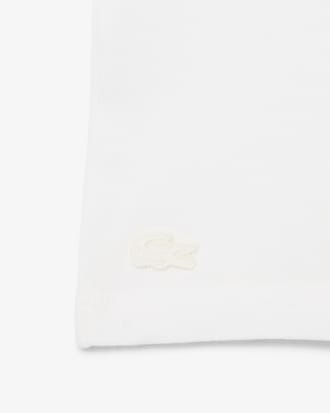 Contrast Badge Cotton T-Shirt