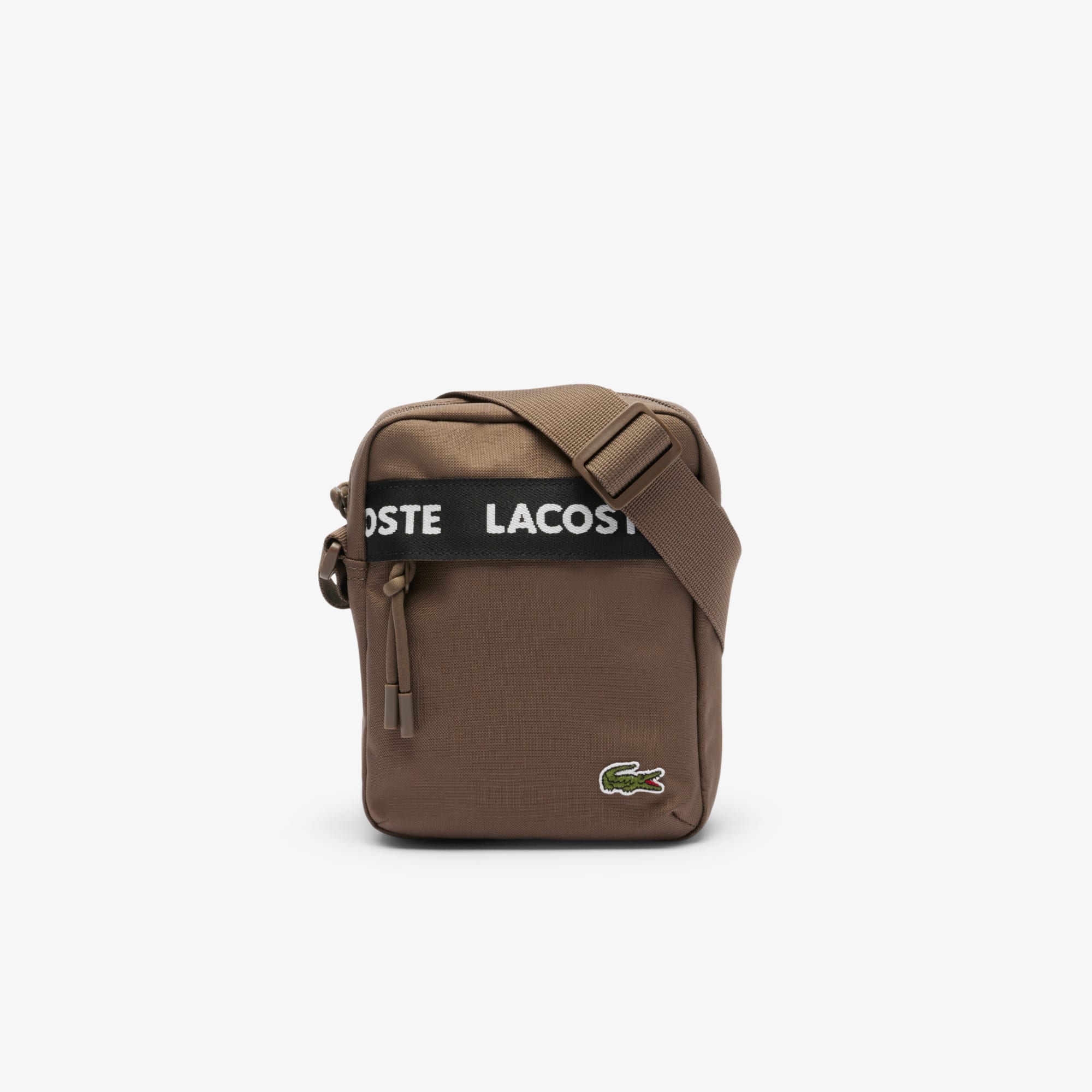 Lacoste Unisex Neocroc Shoulder Bag - One Size In Gray