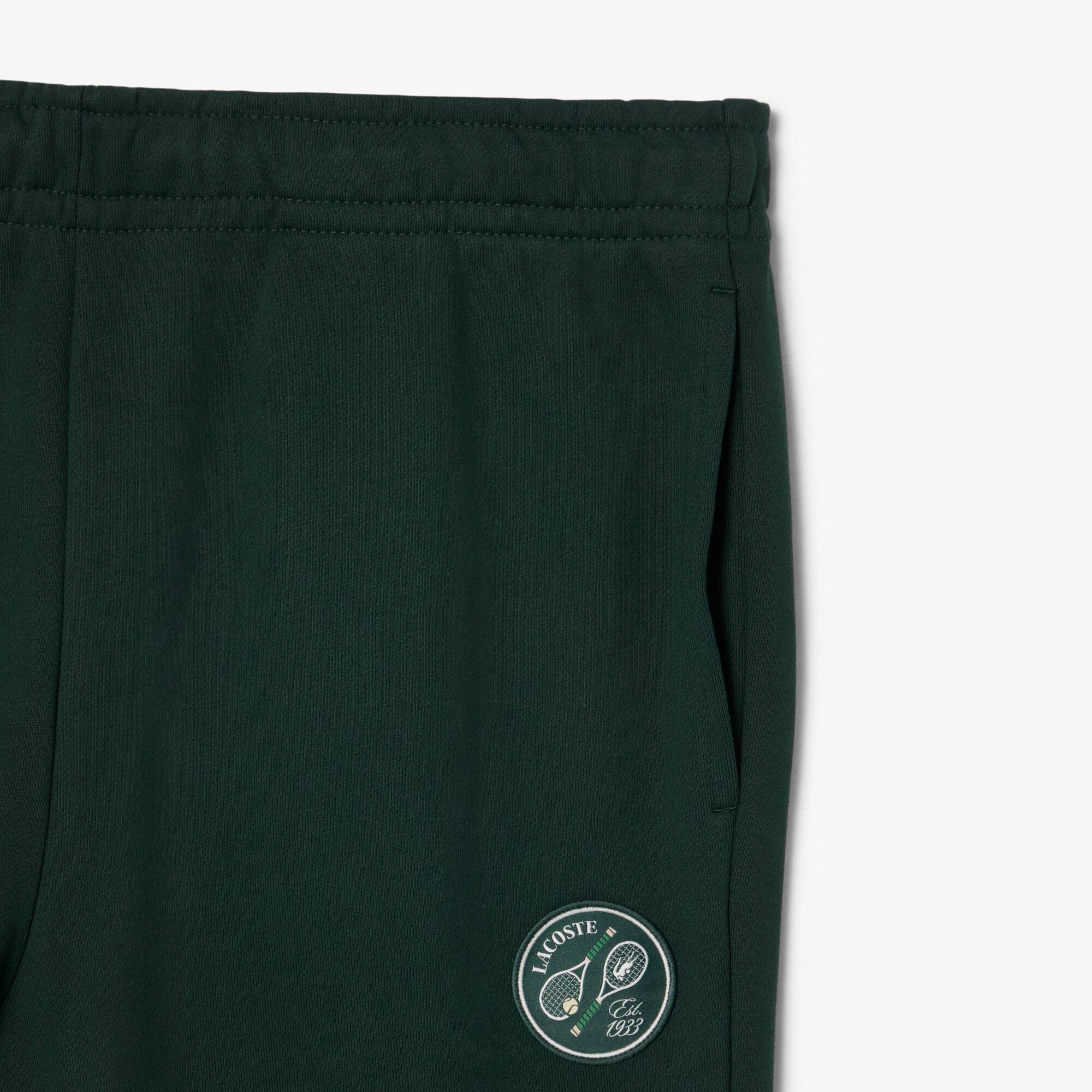 Tennis Badge Cotton Sweatpants